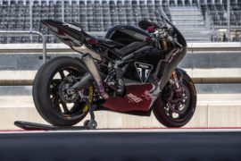 Moto2 Builders Out Testing the Triumph Triple